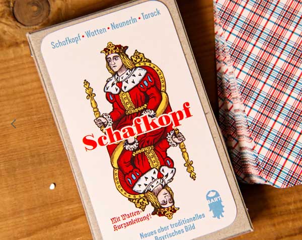 Schafkopf-Spielkarten – Neues Bayrisches Bild!