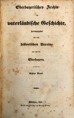  - Oberbayerisches Archiv 1847