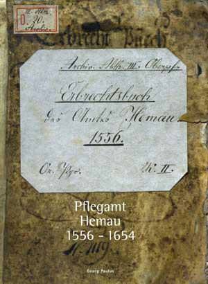  - Pflegamt Hemau 1556–1654